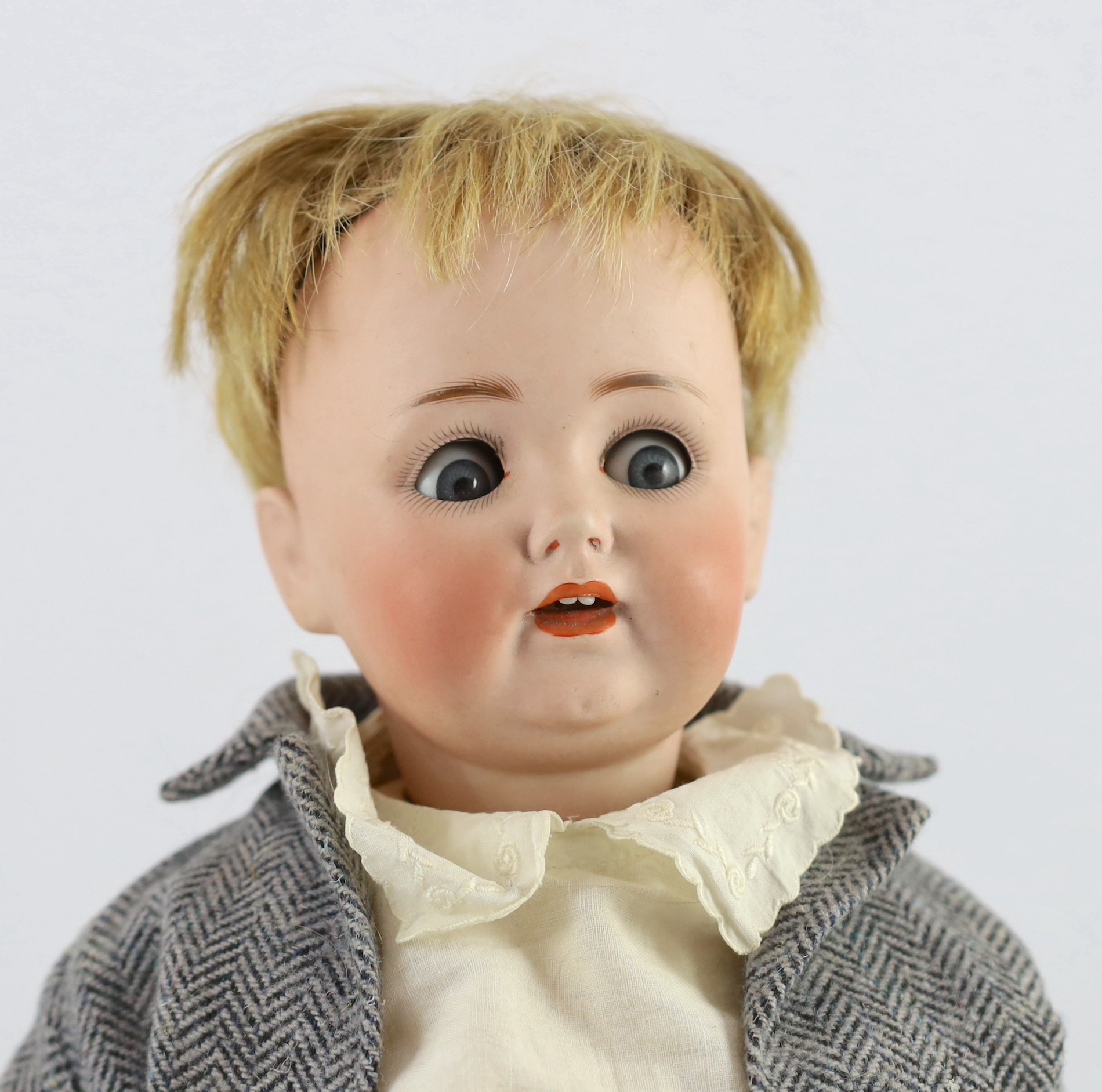 A J D Kestner bisque doll, 18in.